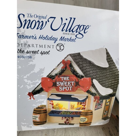 Dept 56 4030738 The Sweet Spot farmer's holiday market village - Picture 8 of 8
